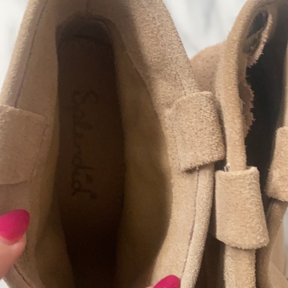Splendid | Lakota Suede Tan Booties Size 6.5 - Picture 6 of 7